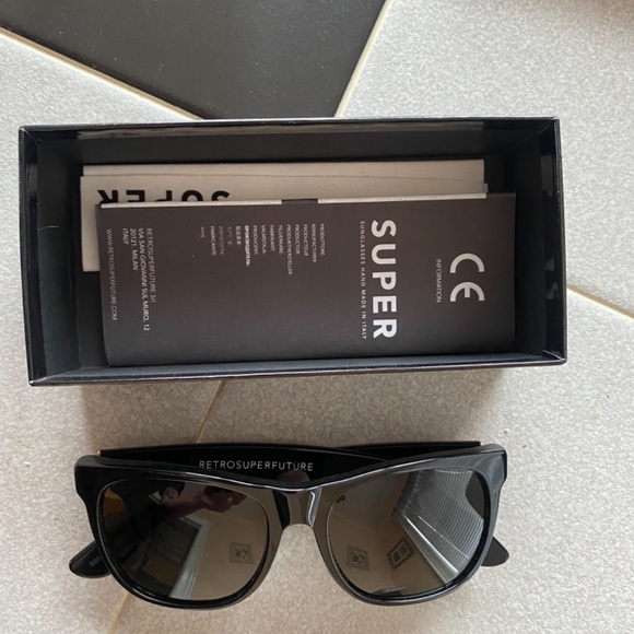 RetroSuperFuture Classic Black Sunglasses - Picture 6 of 8